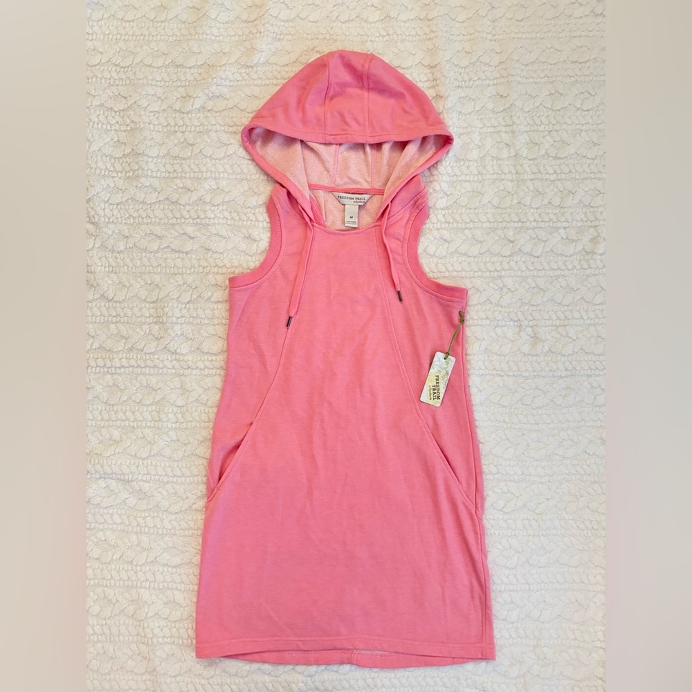 Kyodan Pink Hooded Mini Dress